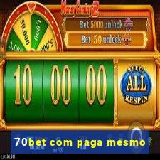 70bet com paga mesmo